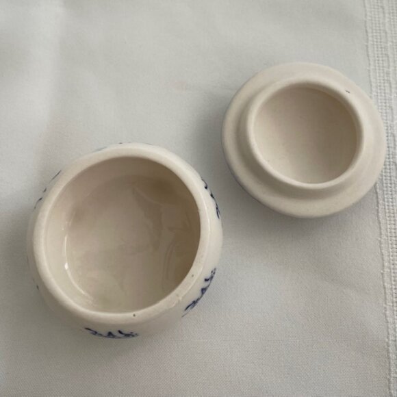 Miniature Bonbonniere / Ceramic Candy Box LBP Art Nouveau - France - Picture 5 of 7